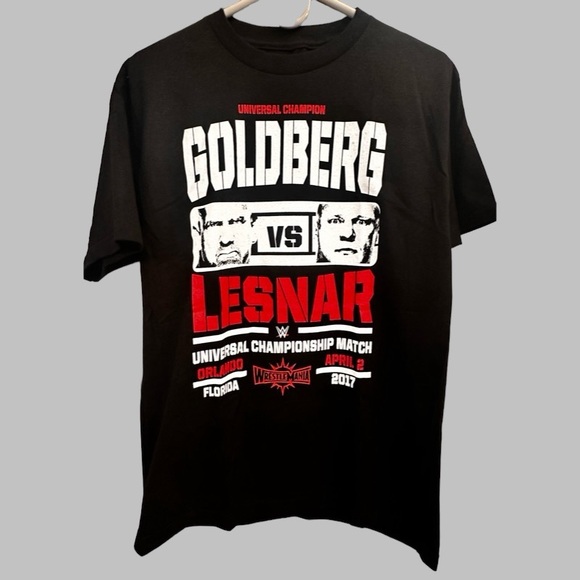 2017 WWE WrestleMania 33 Championship Match“Goldberg vs Lesnar” Size Medium - Picture 5 of 7